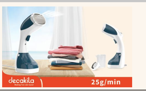 Handle garment steamer