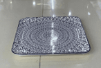 [BZRCS-258] 10" Square Ceramic Plate (SA36-09)