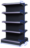 [BZRCS-325] 120*90*160cm*4Layers (Start shelf)(2 uprights)