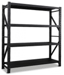 [BZRCS-335] Non-Welded Upright 200*50*200cm*4Layers(Start shelf)(2 uprights)